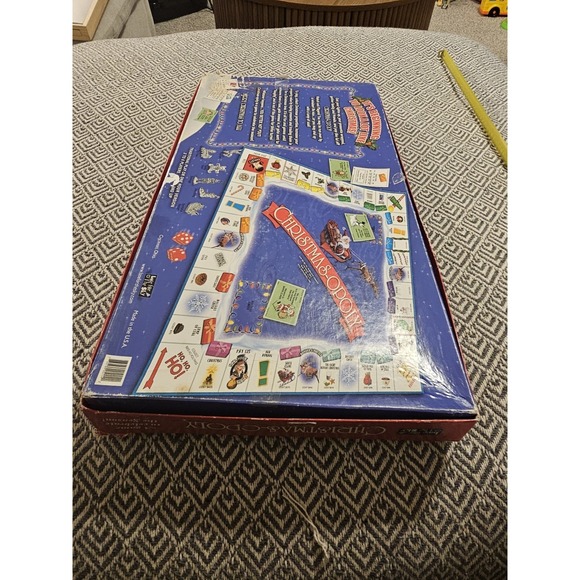 Chistmasopoly Monopoly Board Game- Late For The Sky- Incomplete, See Pictures - Picture 9 of 16